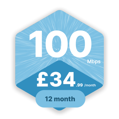 12 month 100mbps icon